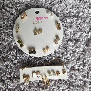 Lot of Loft Earrings and Necklace